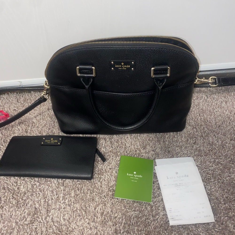 Kate Spade Leather Crossbody + Wallet